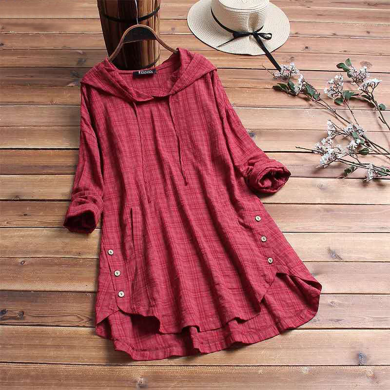 Vignette | Ternetbluse mit Kapuze