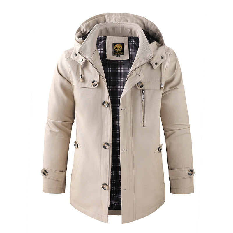 Gwydion | Herren Winterjacke mit Kapuze