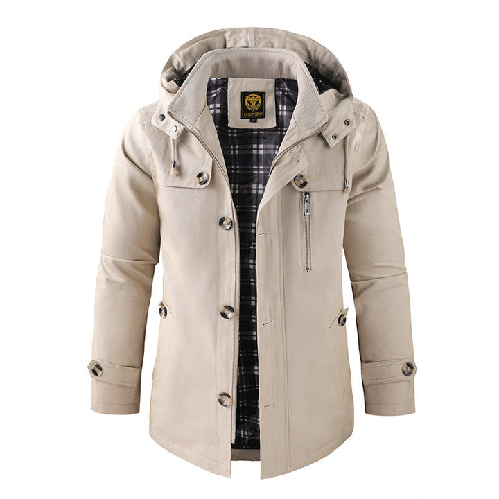 Gwydion | Herren Winterjacke mit Kapuze