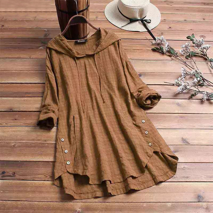 Vignette | Ternetbluse mit Kapuze