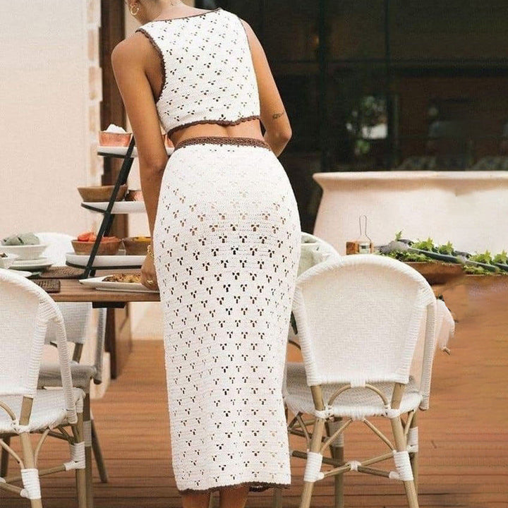 Kelessa | Sommer-Strickset mit Spitzen-Details