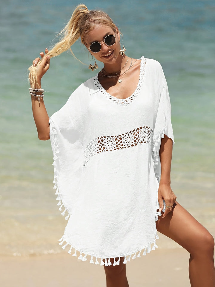 Taynelle | Boho Strandkleid mit Fransen