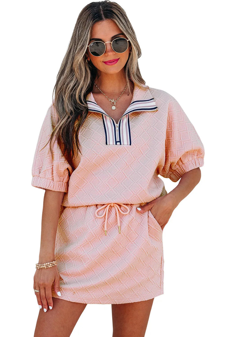 Ulissa | Chic gestreiftes Rock-Set