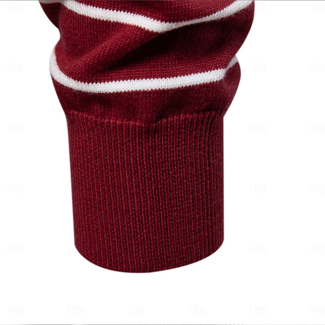 Vireo | Gestreifter Strickpullover Herren