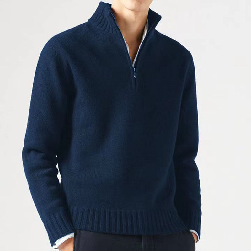 Ambrose | Lässiger Herren-Sweatshirt mit Viertelreißverschluss