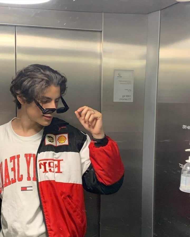 Avas | Vintage Ferrari Racer Jacke mit sportlichem Stil (Unisex)