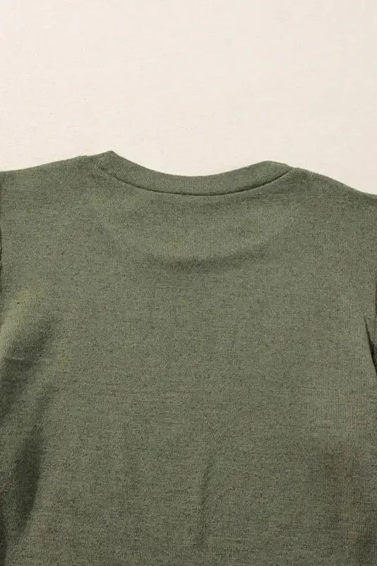 Tazira | Graues Rundhals Shirt Damen
