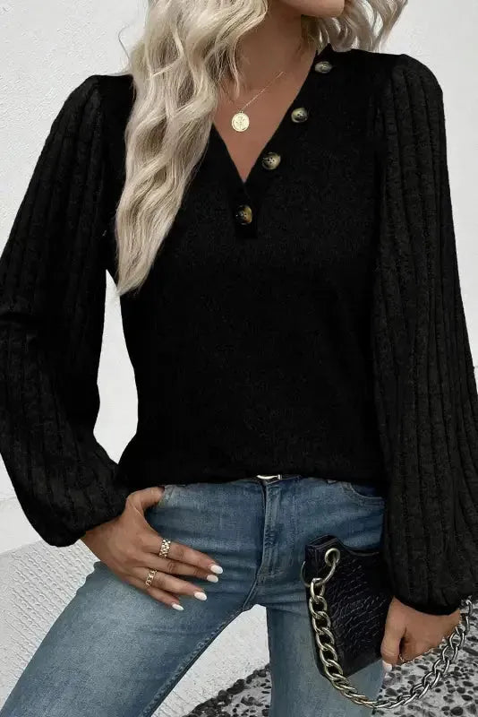 Tazira | Graues Rundhals Shirt Damen