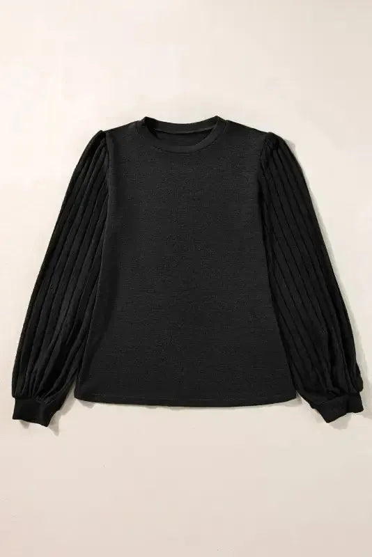 Tazira | Graues Rundhals Shirt Damen