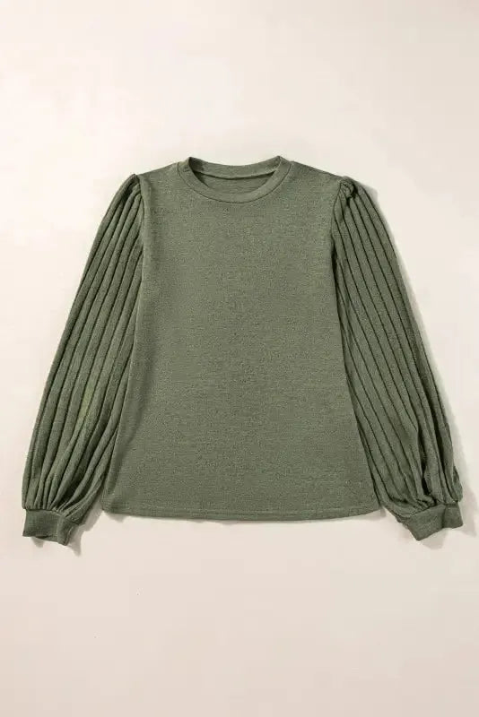 Tazira | Graues Rundhals Shirt Damen