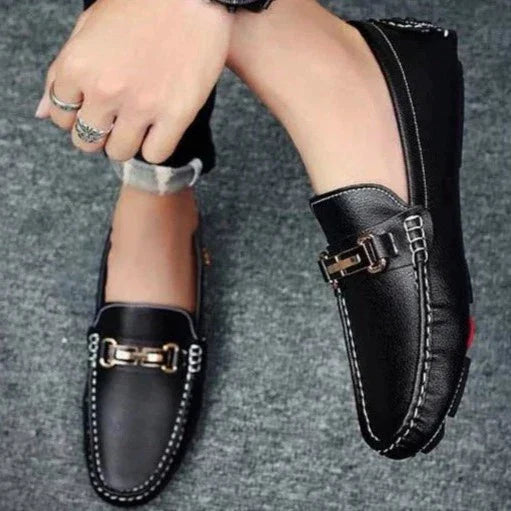 Rhone | Modische Leder-Slipper