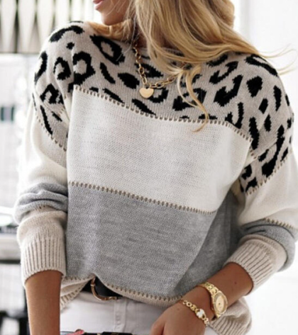 Mitzi | Pullover mit Leopardenmuster