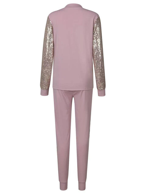 Sedemai | Glitzerndes Herz-Jogging-Set