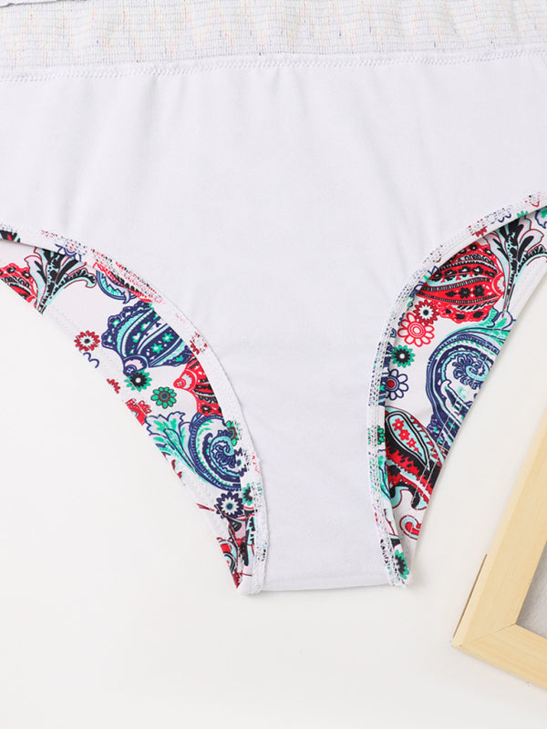 Rusalka | Retro Paisley Badeanzug