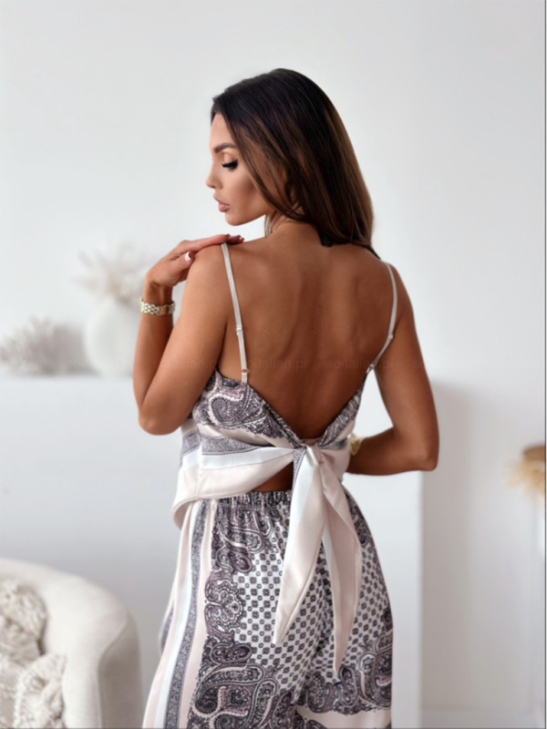 Ornella | Blumen Bustier Zweiteiler