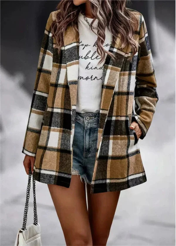 Clarwyn | Damen Blazer kariert