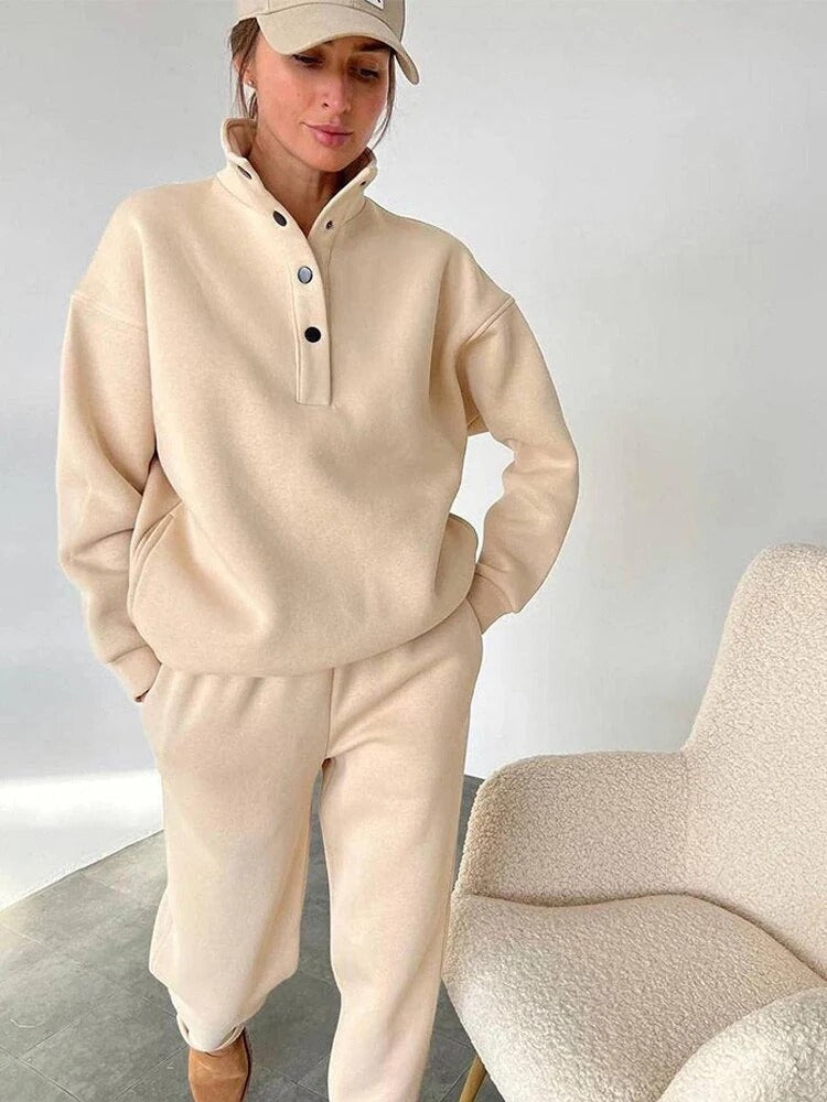 Uvelis | Damen Fleece Trainingsanzug