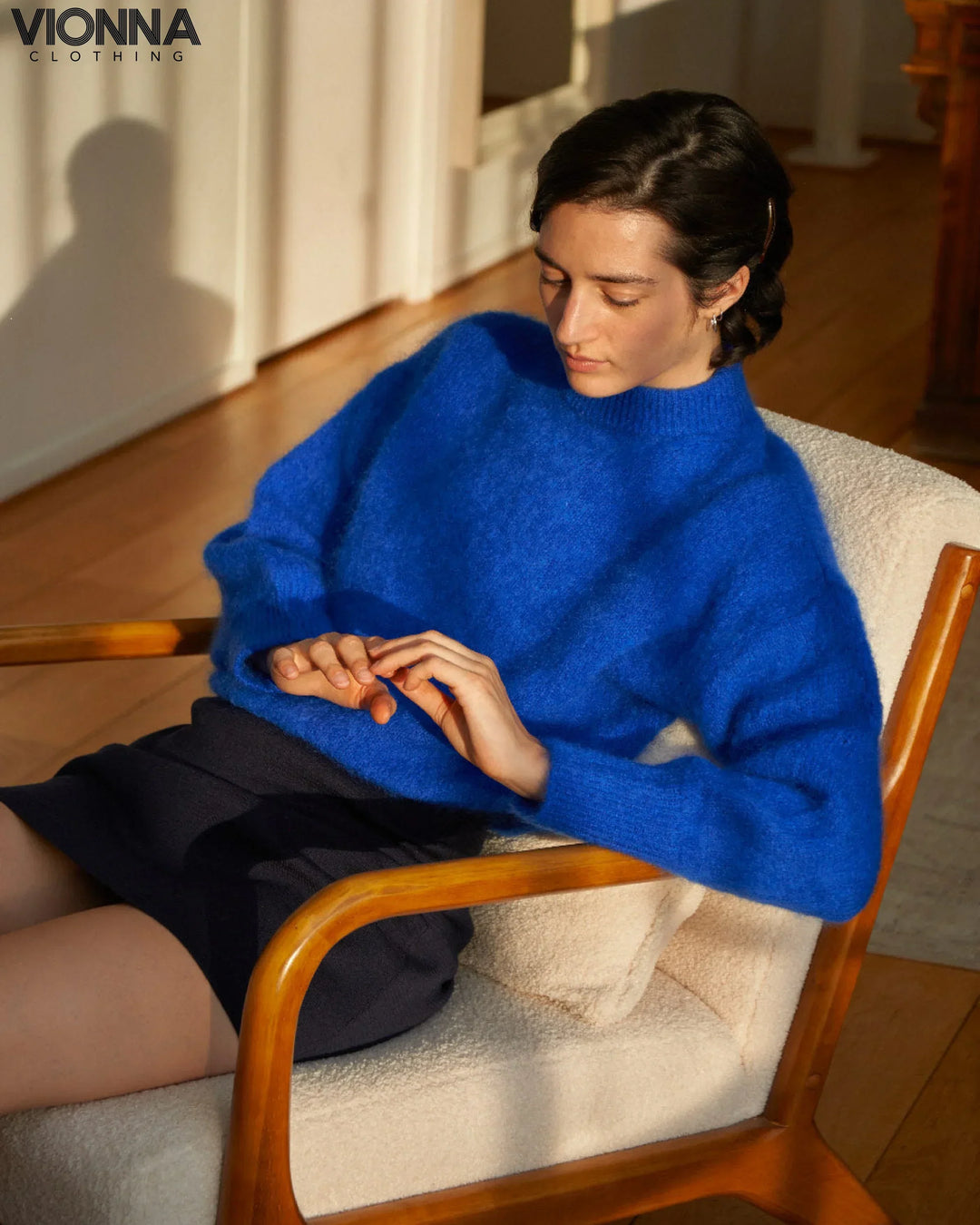 Palomae | Weicher Mohair-Pullover Damen