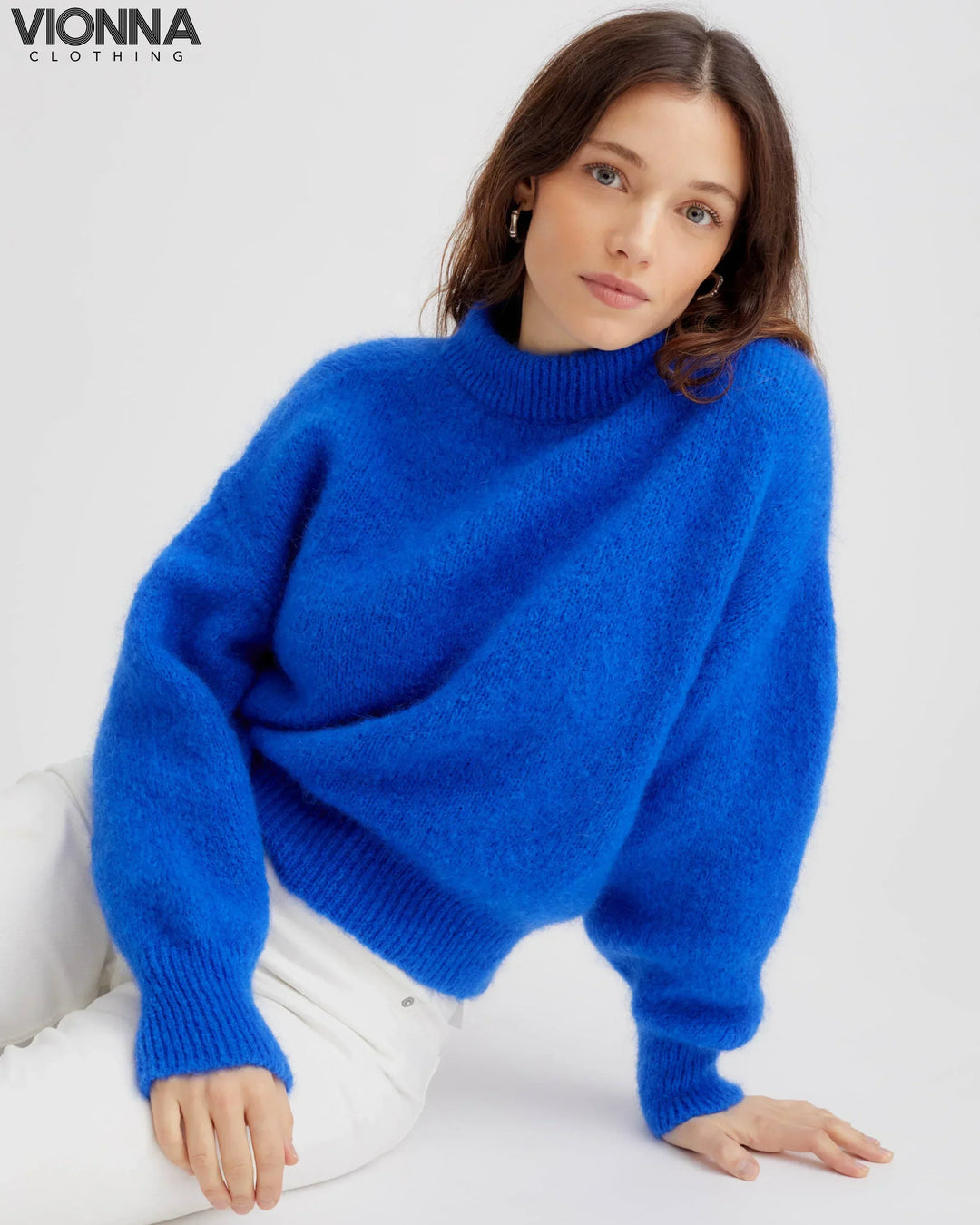 Palomae | Weicher Mohair-Pullover Damen