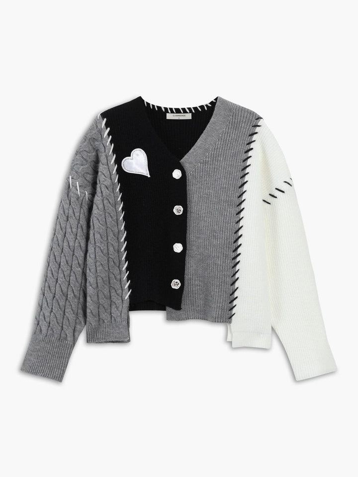 Waleska | Asymmetrischer Strick-Cardigan