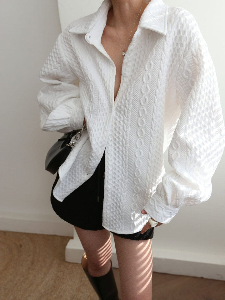 Wibke | Strickshirt mit Polokragen