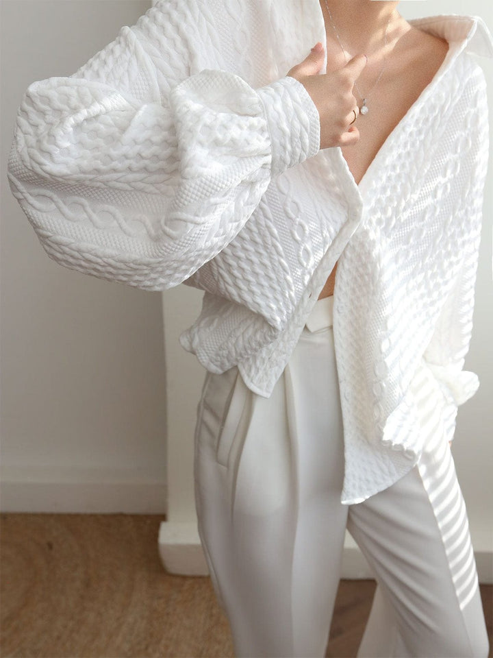 Wibke | Strickshirt mit Polokragen