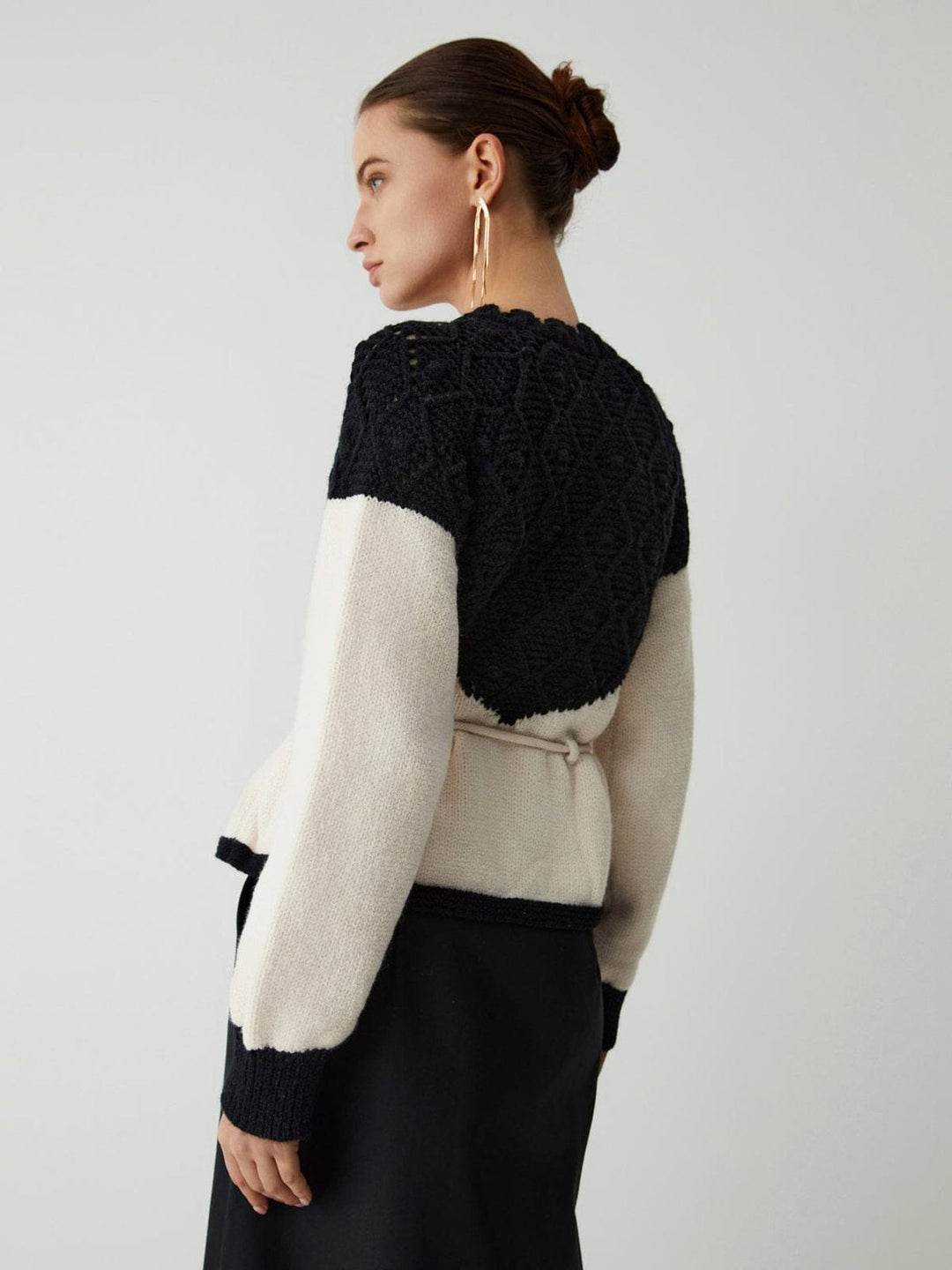 Annabelinda | Eleganter Bicolor-Strickpullover