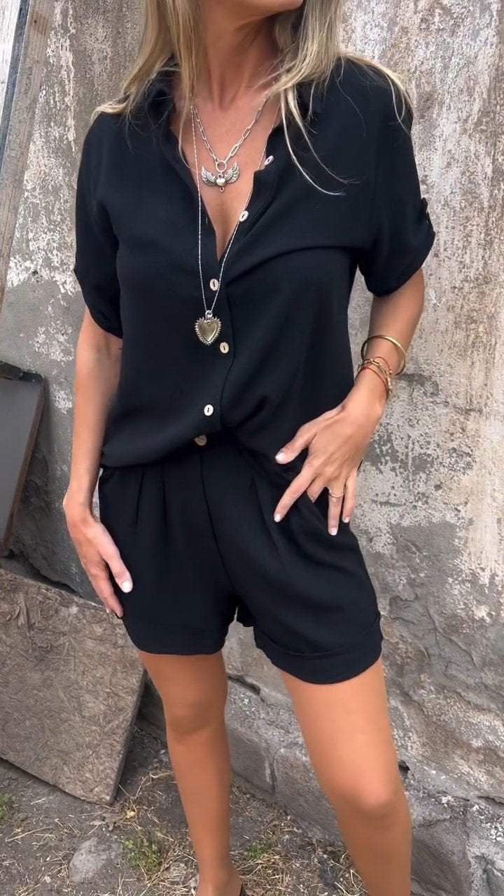 Kaelira | Leichtes Leinen Set Damen