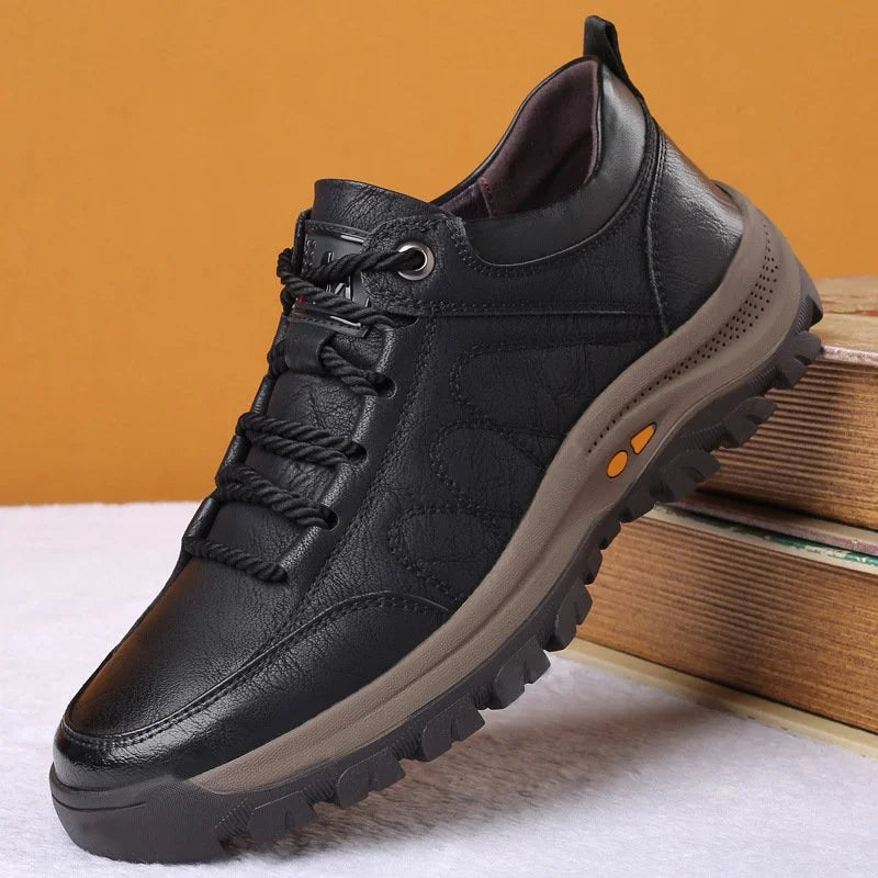 Amelio | Wasserdichte orthopädische Lederschuhe für Männer