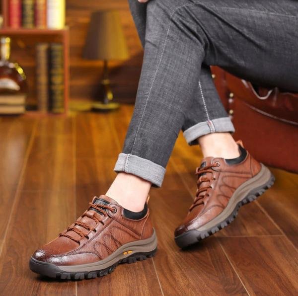 Tanner | Bequeme und wasserdichte orthopädische Lederschuhe für Männer