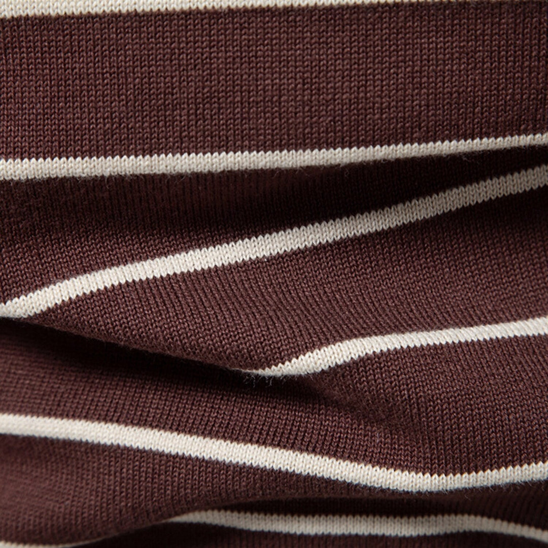 Vireo | Gestreifter Strickpullover Herren