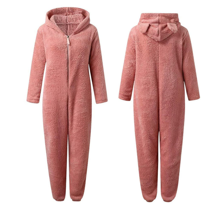 Criseyde | Superweicher Fleece-Strampler mit Bärenohren