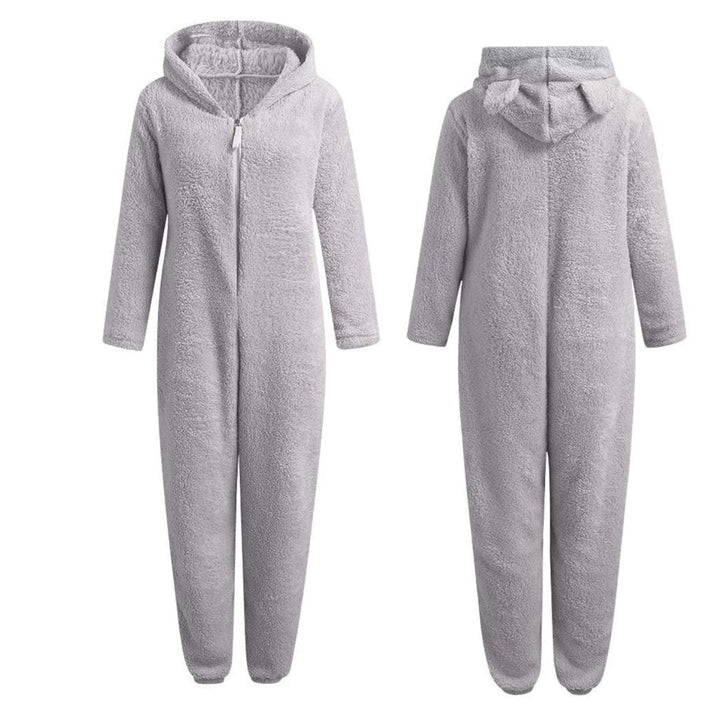 Criseyde | Superweicher Fleece-Strampler mit Bärenohren