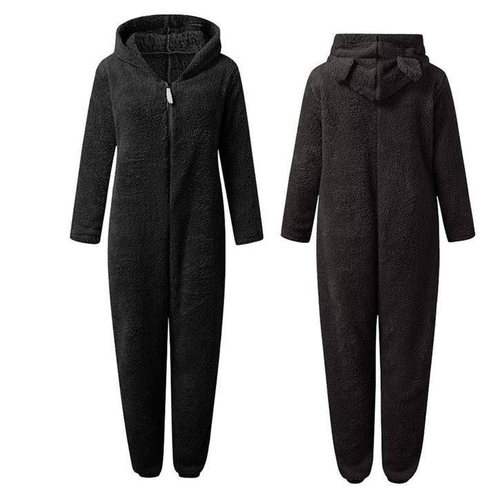 Criseyde | Superweicher Fleece-Strampler mit Bärenohren