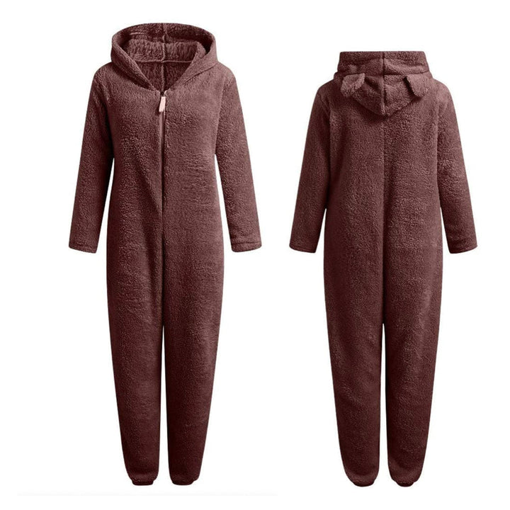 Criseyde | Superweicher Fleece-Strampler mit Bärenohren