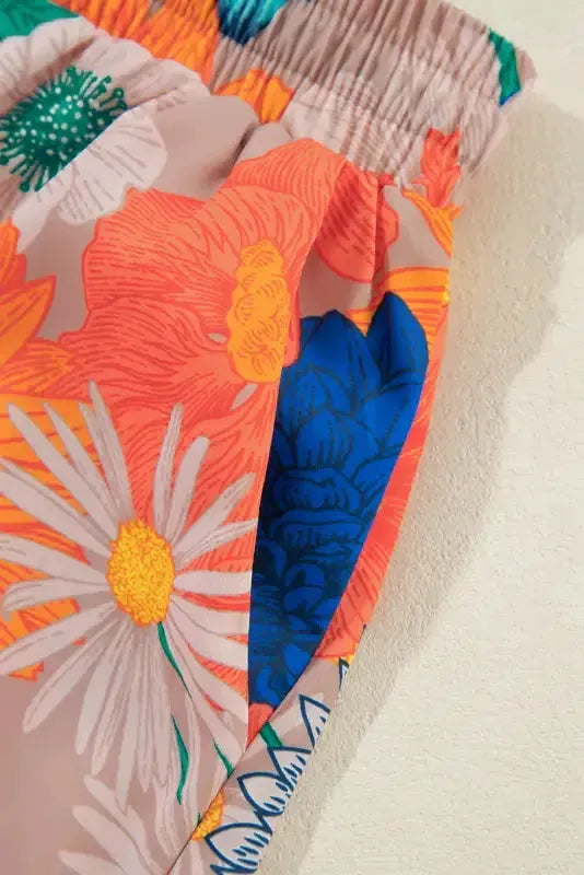Yavira | Zweiteiliges Shorts Set mit Blumenprint
