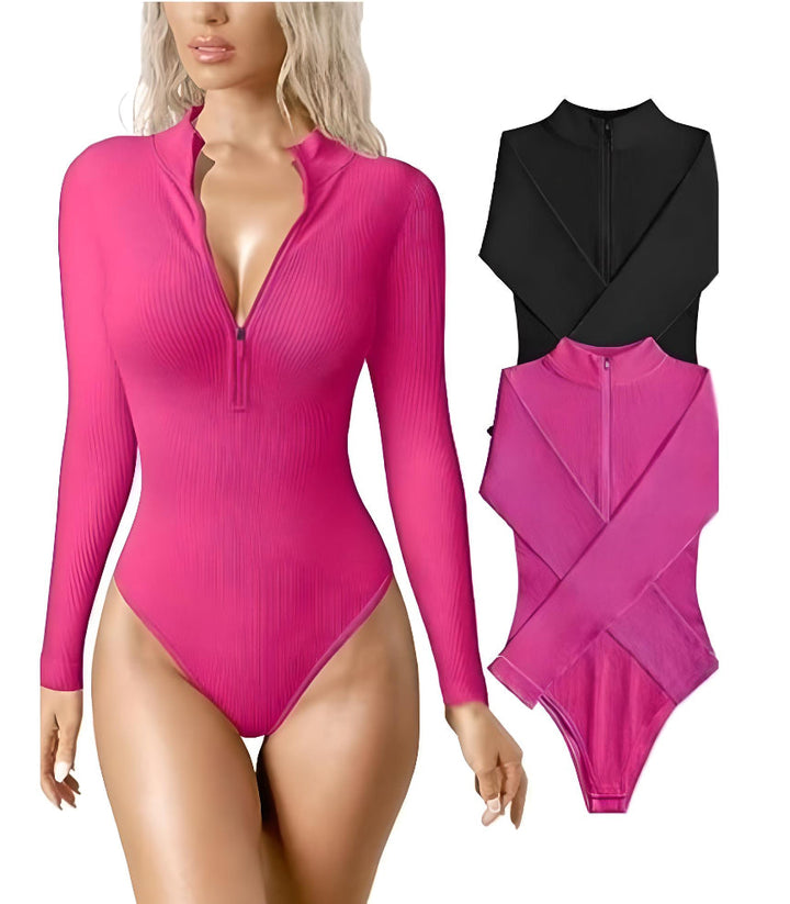 Zoey | Zip up bodysuit