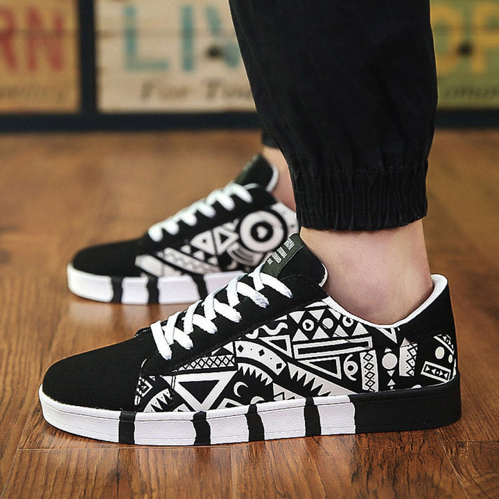 Deziel | Herren Turnschuhe mit buntem Muster