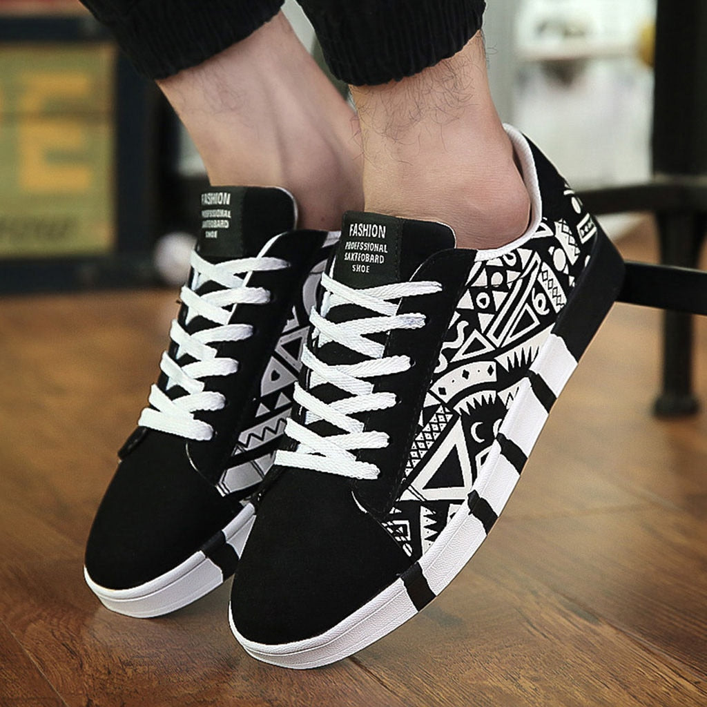 Deziel | Herren Turnschuhe mit buntem Muster