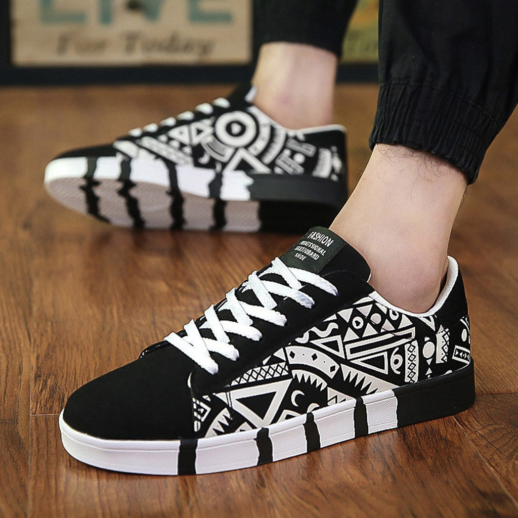Deziel | Herren Turnschuhe mit buntem Muster