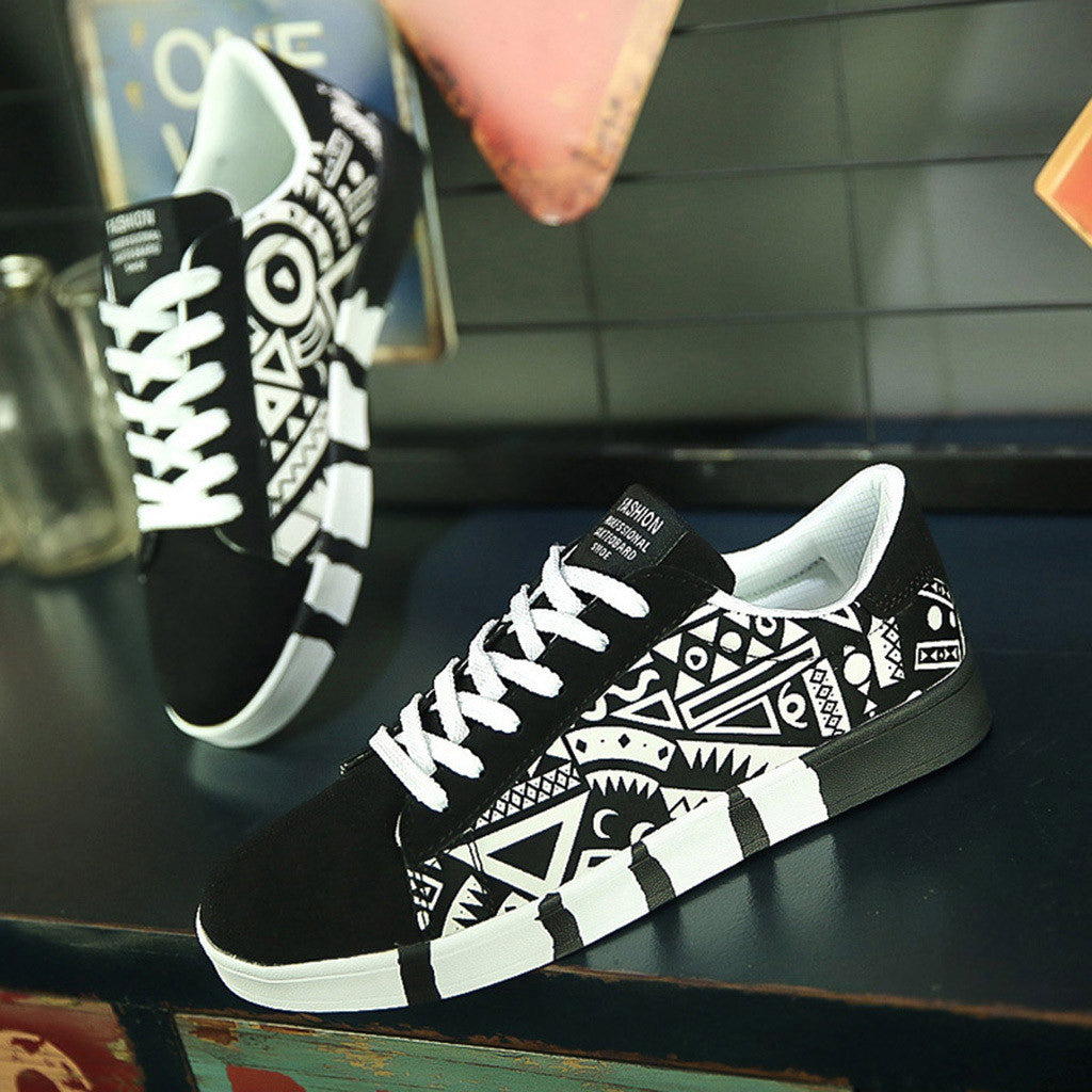 Deziel | Herren Turnschuhe mit buntem Muster