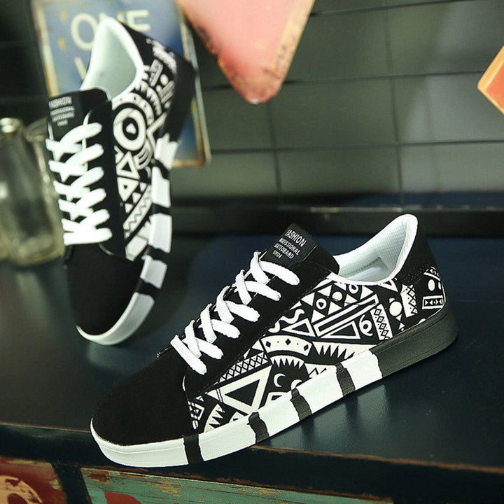 Deziel | Herren Turnschuhe mit buntem Muster