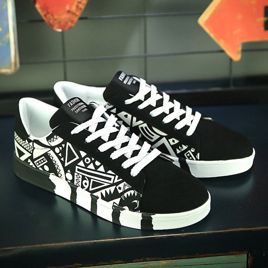 Deziel | Herren Turnschuhe mit buntem Muster