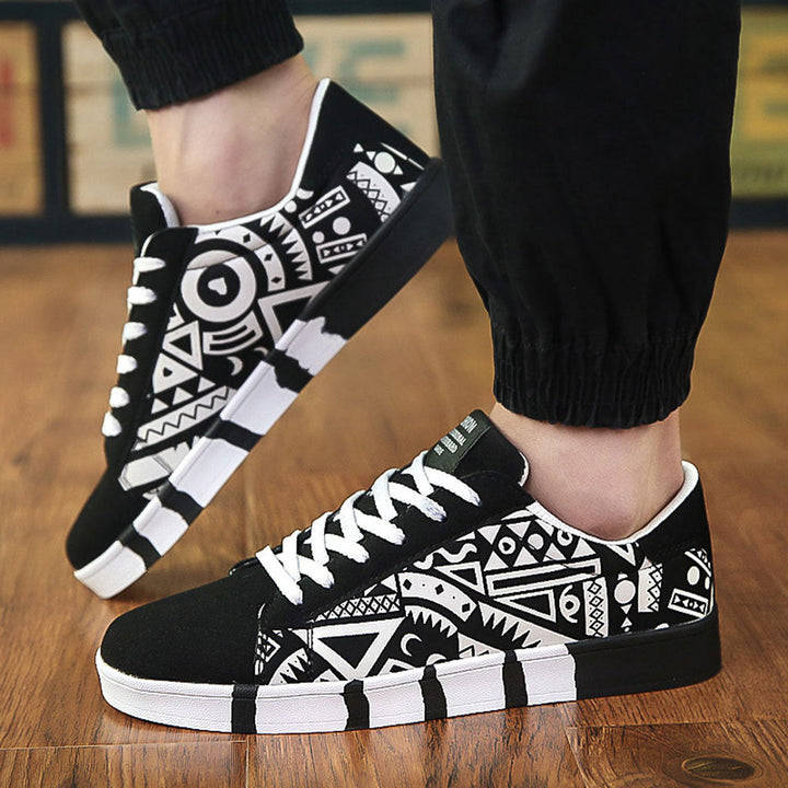 Deziel | Herren Turnschuhe mit buntem Muster