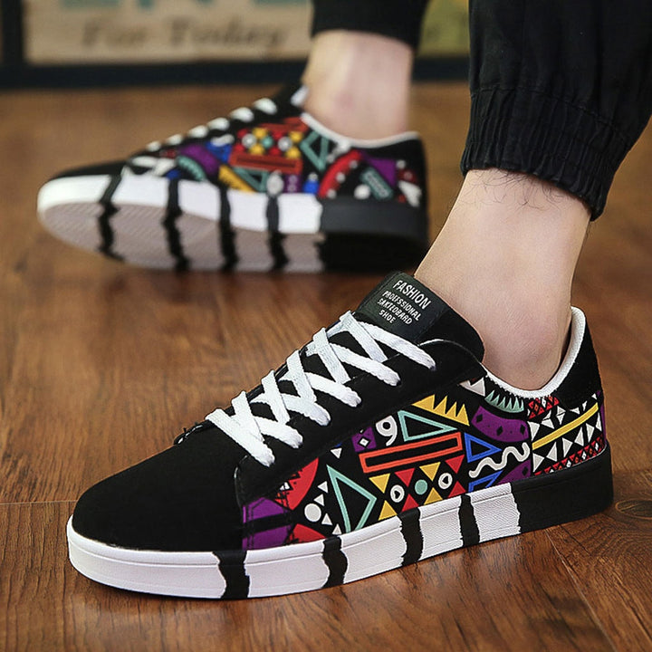 Deziel | Herren Turnschuhe mit buntem Muster