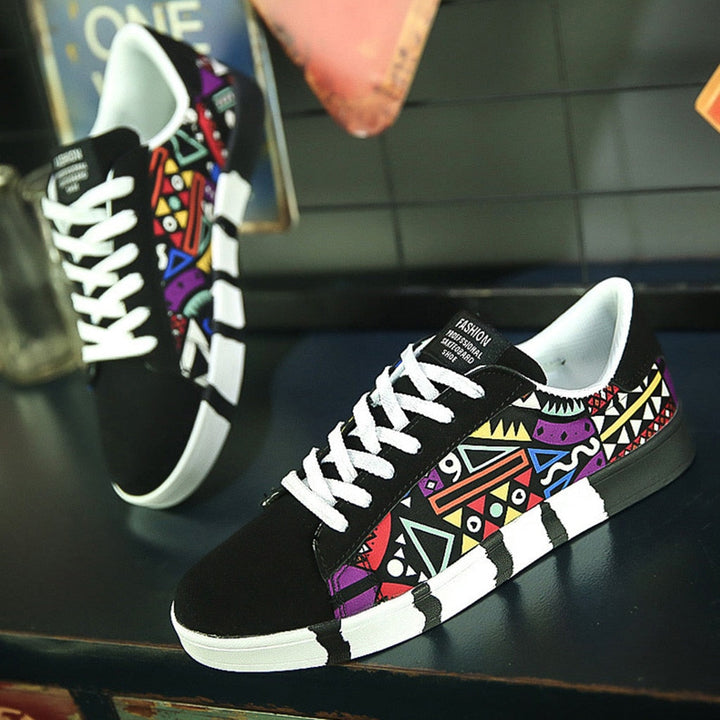 Deziel | Herren Turnschuhe mit buntem Muster