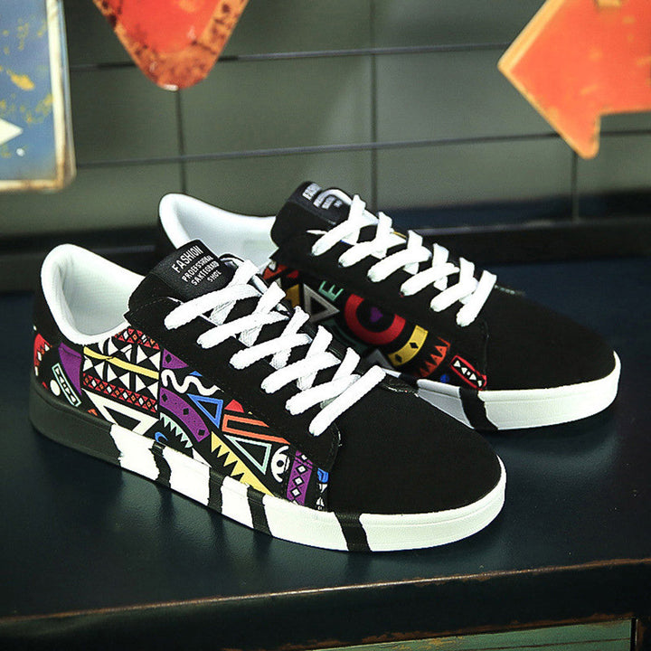 Deziel | Herren Turnschuhe mit buntem Muster