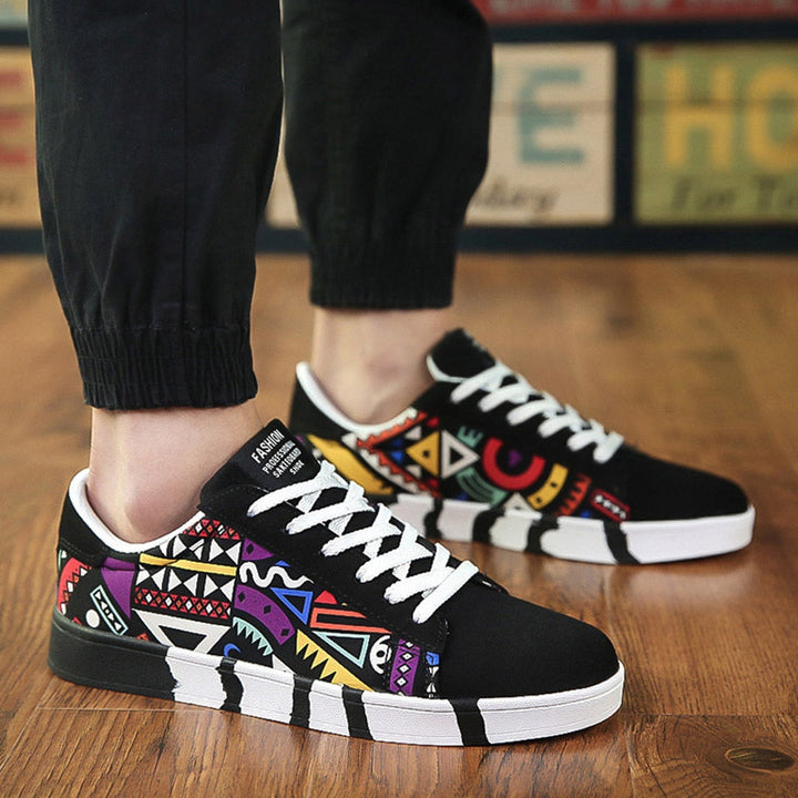 Deziel | Herren Turnschuhe mit buntem Muster