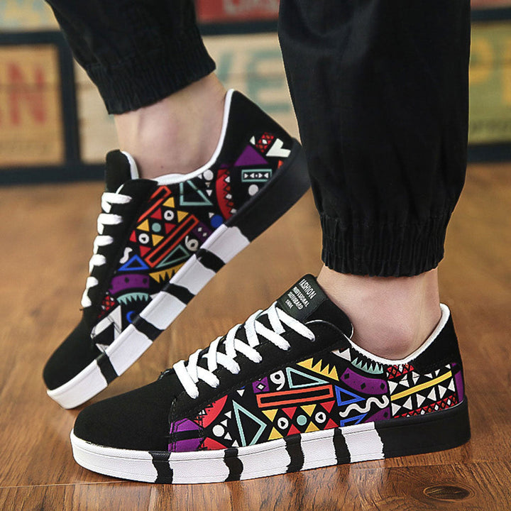 Deziel | Herren Turnschuhe mit buntem Muster