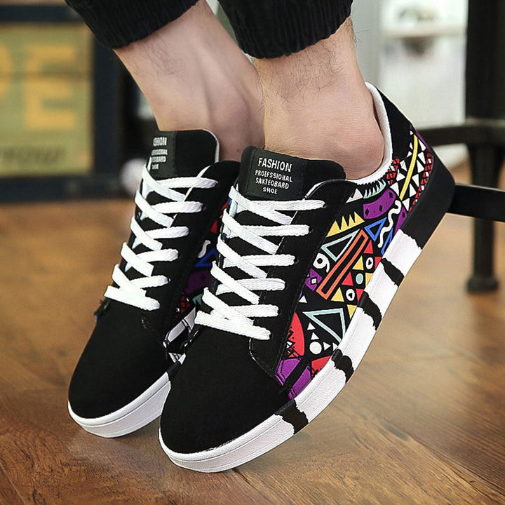 Deziel | Herren Turnschuhe mit buntem Muster